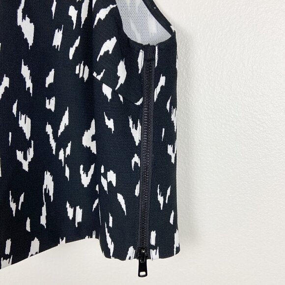 RACHEL ZOE |  Crop Top & Pencil Skirt Matching Set Black & White 4 - Picture 13 of 16